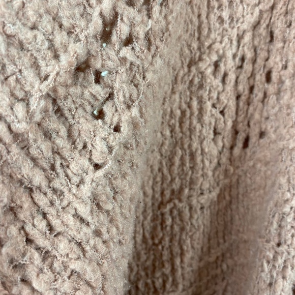 Free People Saturday Morning Cardigan Oversized Wool Blend Mauve Size XS/S - Picture 8 of 10